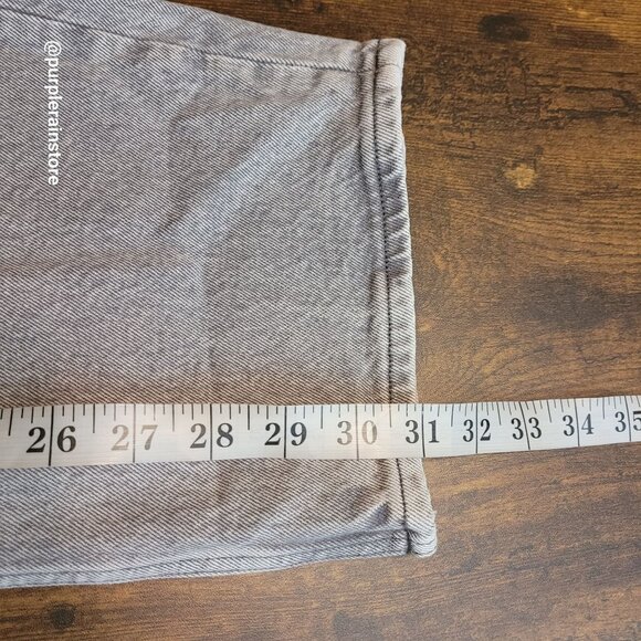 Abercrombie & Fitch Jeans 14 R The 90's Straight Ultra High Rise Gray Wash Denim - Picture 8 of 10